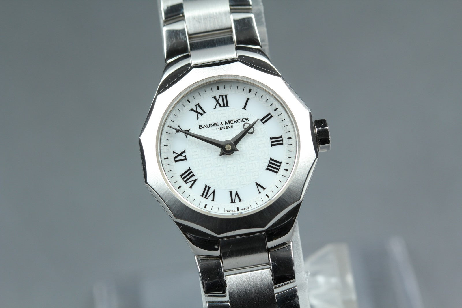 BAUME＆MERCIER Riviera 65505 Quartz White Dial Women's Watch 22mm JAPAN Box