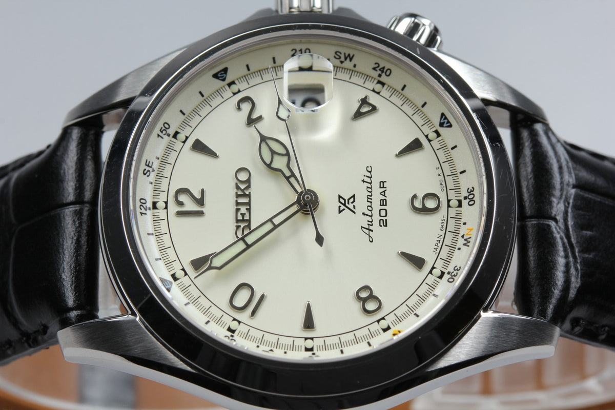 SEIKO Prospex Alpinist 6R35-00E0 SBDC089 Ivory Dial Automatic Men's Watch JAPAN