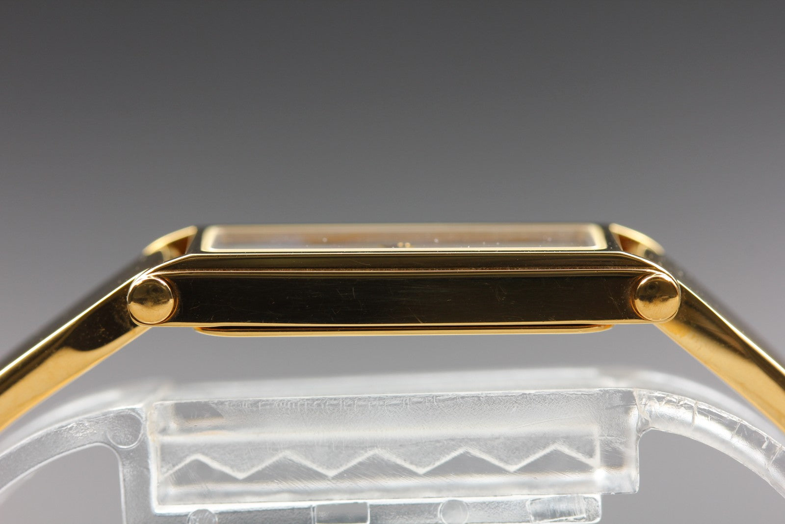 Vintage Gucci 1500L Shell Dial Gold 12mm Bangle Women's Quartz Watch  [w /Box]