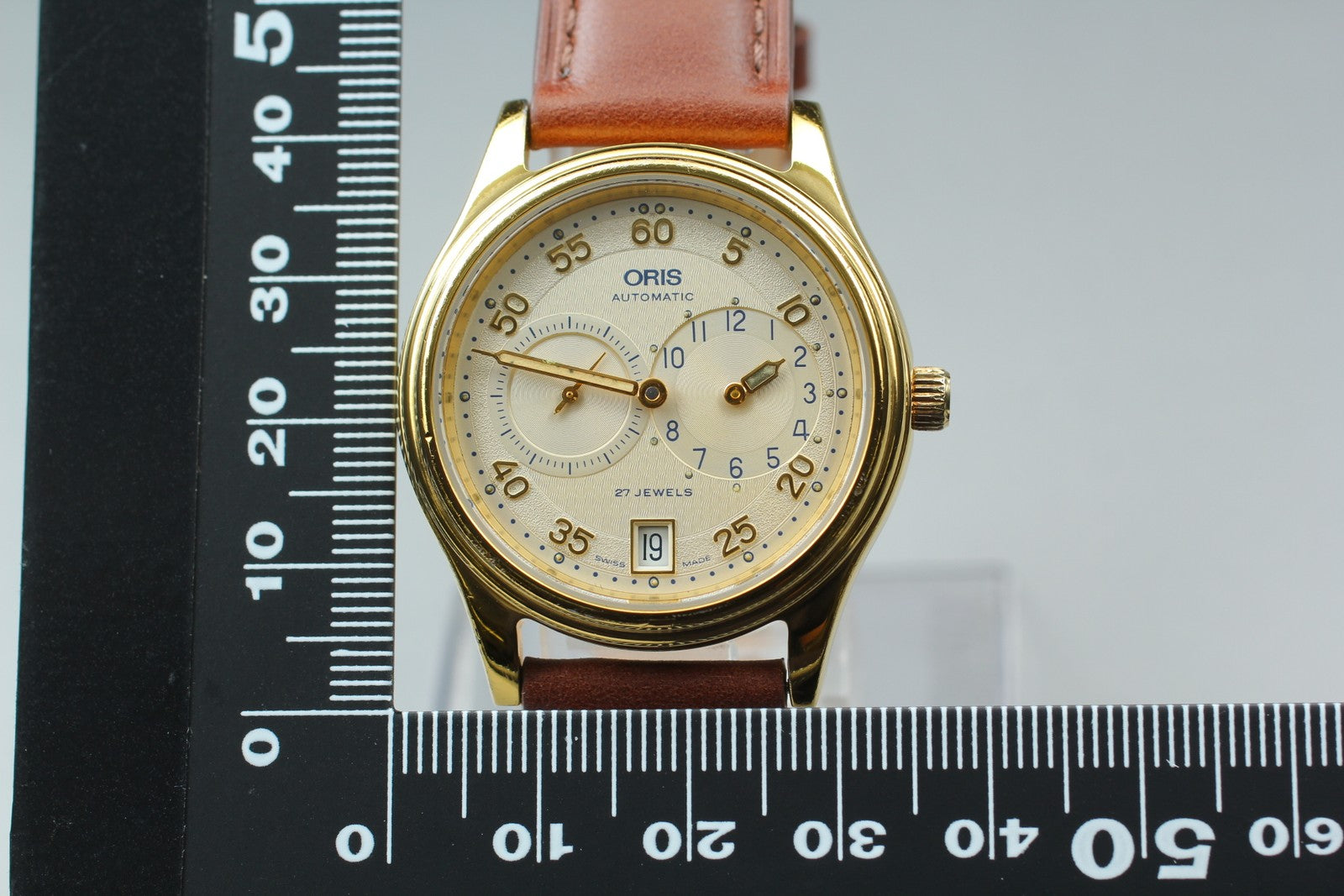 [Exc+4 Box] ORIS Classic Regulator 7473 Gold 35mm Automatic Men's Watch JAPAN