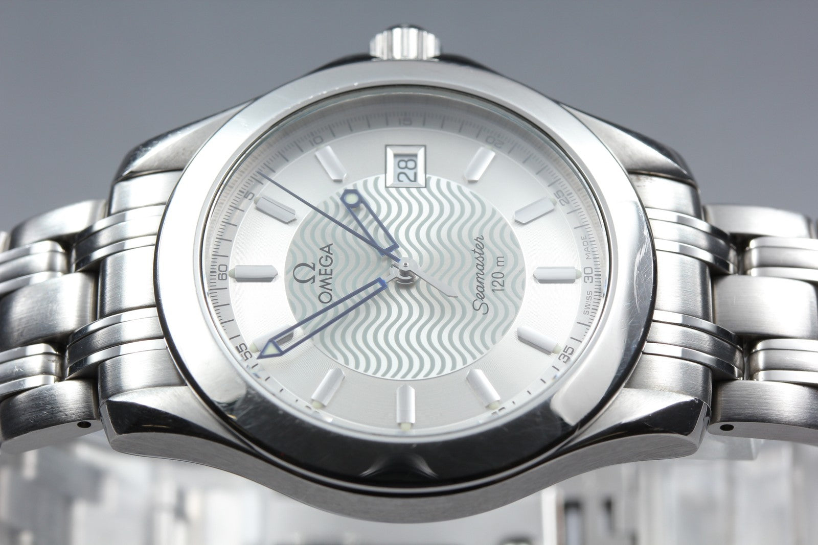 OMEGA Seamaster 120m 2511.31 / 196.1501 Cal.1538 Silver Quartz Mens Watch [Box]