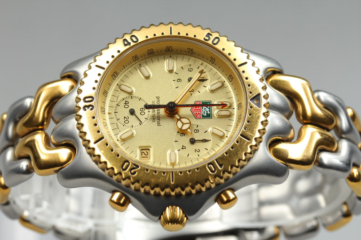 TAG HEUER S/el Professional 200 Chronograph S35.406 Quartz Men's Watch 38mm JP
