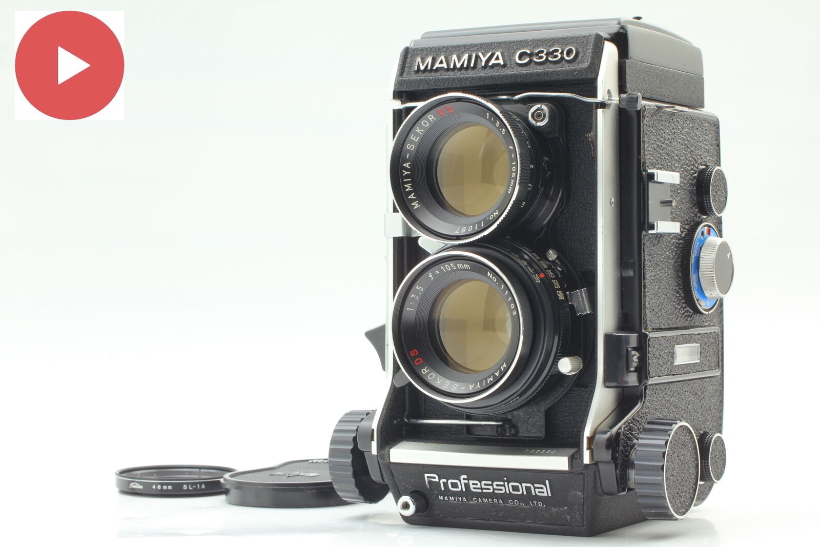 50127 マミヤ C330 Professional 105mm DS 2眼 [ Exc+5] Mamiya C330