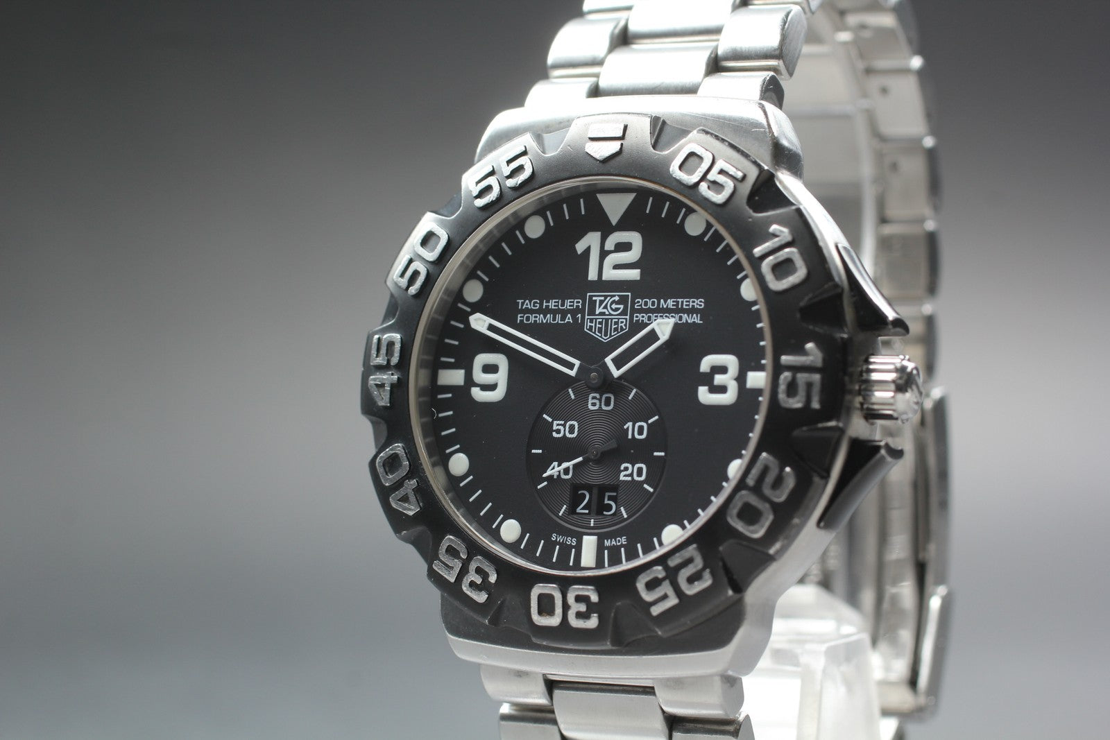TAG Heuer Formula 1 WAH1010 Black Dial Quartz Men's Watch 44mm From JAPAN