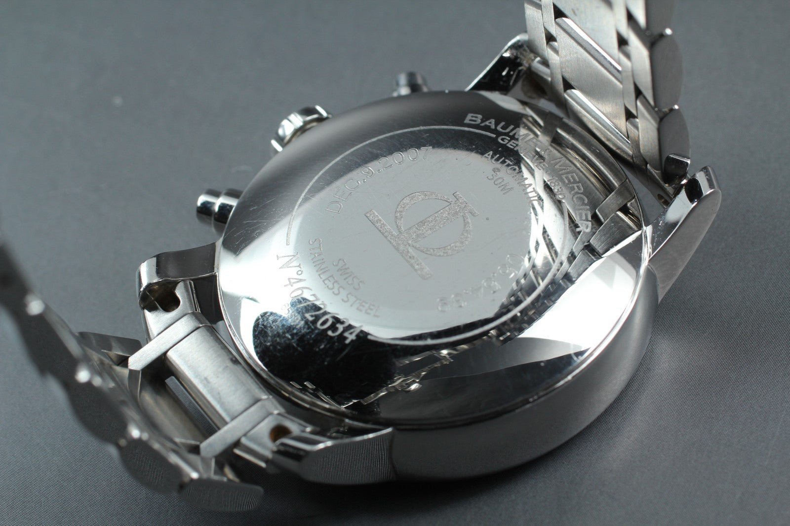BAUME＆MERCIER Classima 65591 White Automatic Men's Watch 42mm JAPAN Box