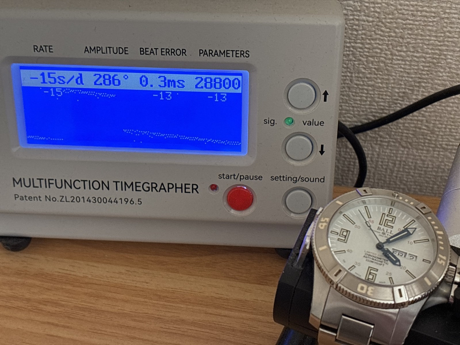 Exc+5*Box BALL Engineer Hydrocarbon Spacemaster DM2036A Automatic Men's Watch