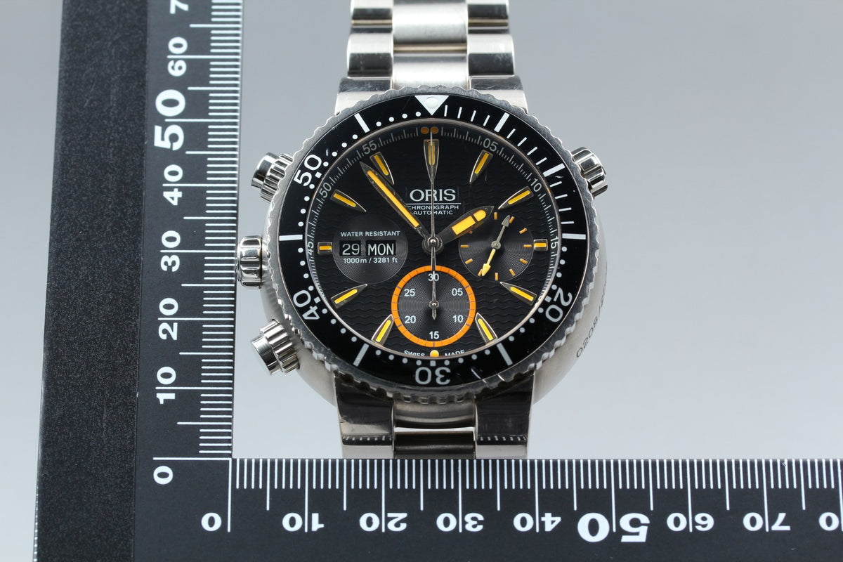 ORIS 7598 Divers Chronograph Carlos Coste Limited Edition Men's Watch AT [Box]