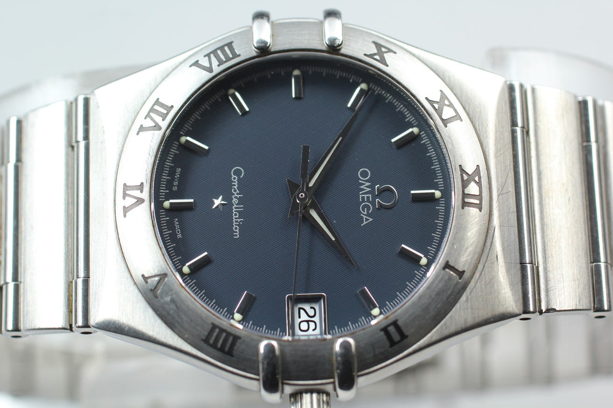 New Batt Vintage OMEGA Constellation Cal.1512 Quartz Men's Watch 33mm From JAPAN