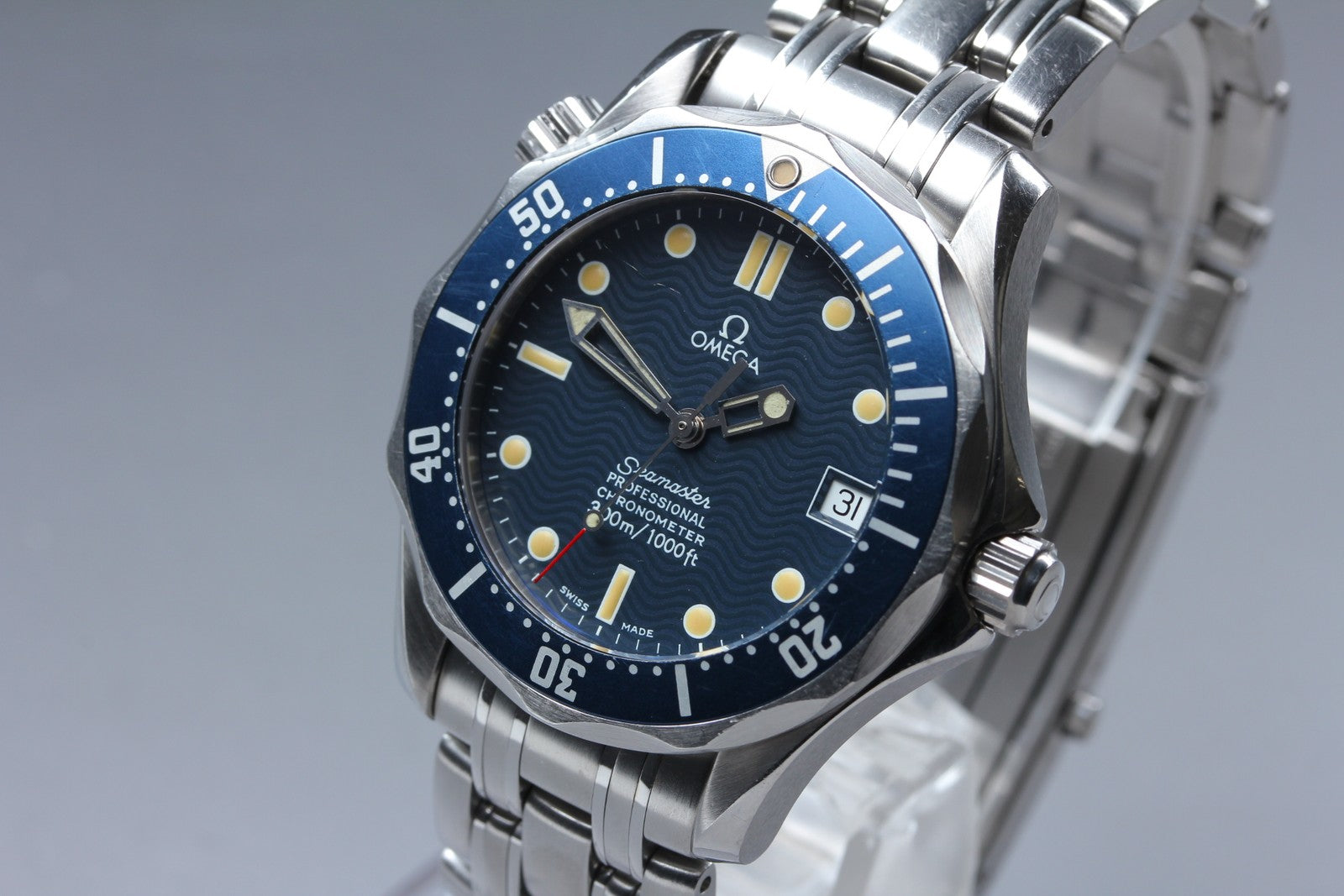 [Overhauled] OMEGA Seamaster 300M 2551.80 Cal.1109 AT Blue 36mm Unisex  Watch