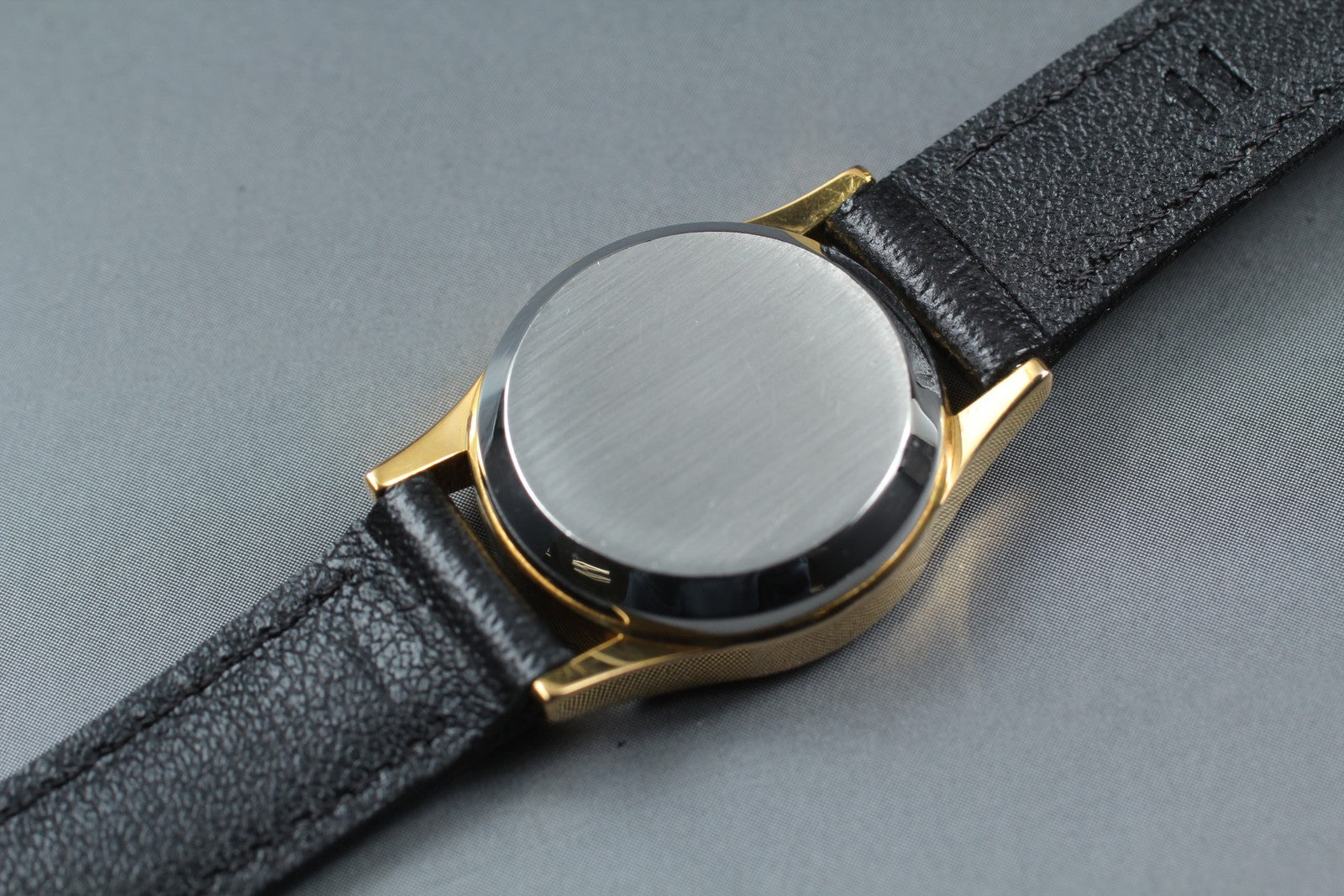 Vintage [Exc+5] OMEGA De Ville Cal.1353 591.0019 Gold Black Quartz Women's Watch