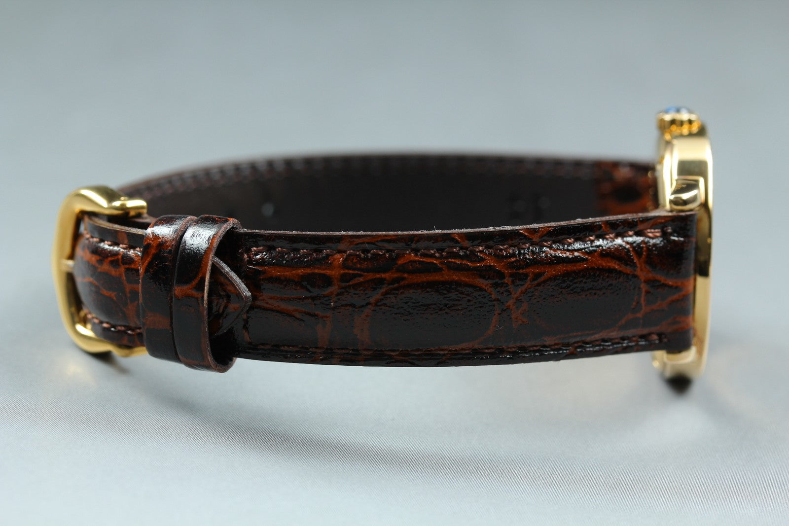 Vintage Cartier Must Ronde de Cartier 1801 Brown 27mm Women's Quartz Watch [Box]