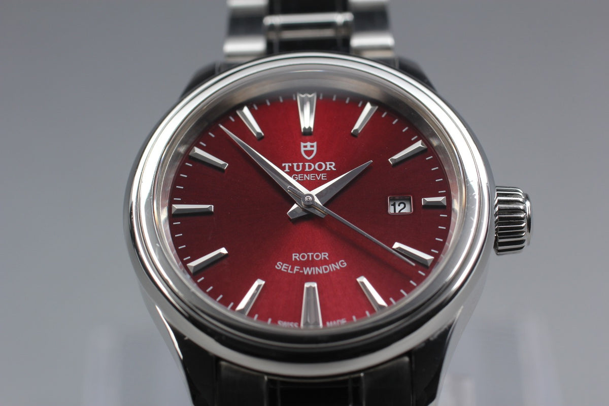 TUDOR Style Date 12100 Red Dial Cal.2671 27mm Automatic Women's Watch