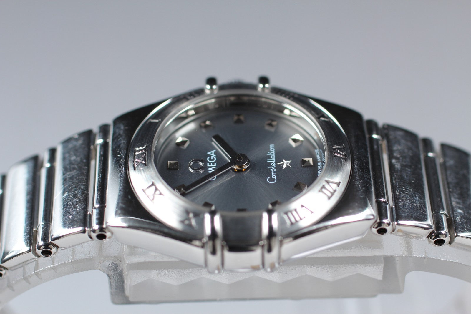 [Exc+5] Omega Constellation Mini 1561.51 Cal.1456 22mm Gray Womens Quartz Watch