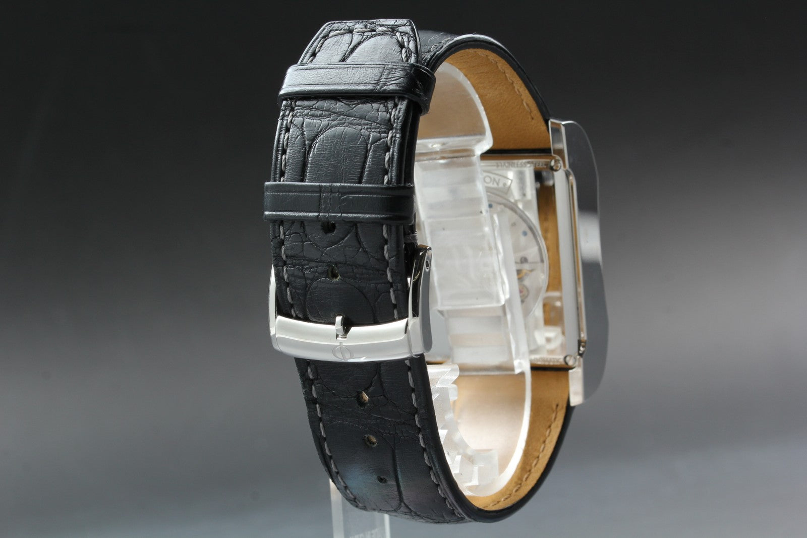 N MINT*Box BAUME＆MERCIER Hampton 65699 Automatic Silver Men's Watch 34mm JAPAN