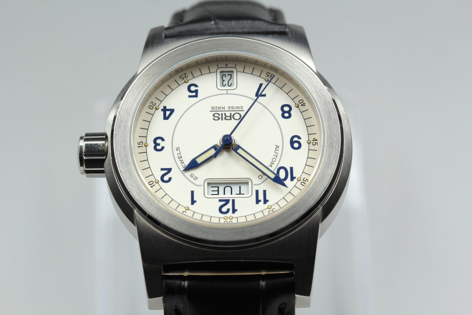 [Exc+5] ORIS Big Crown 7501 Silver Black Day/Date 35mm Automatic Men's Watch
