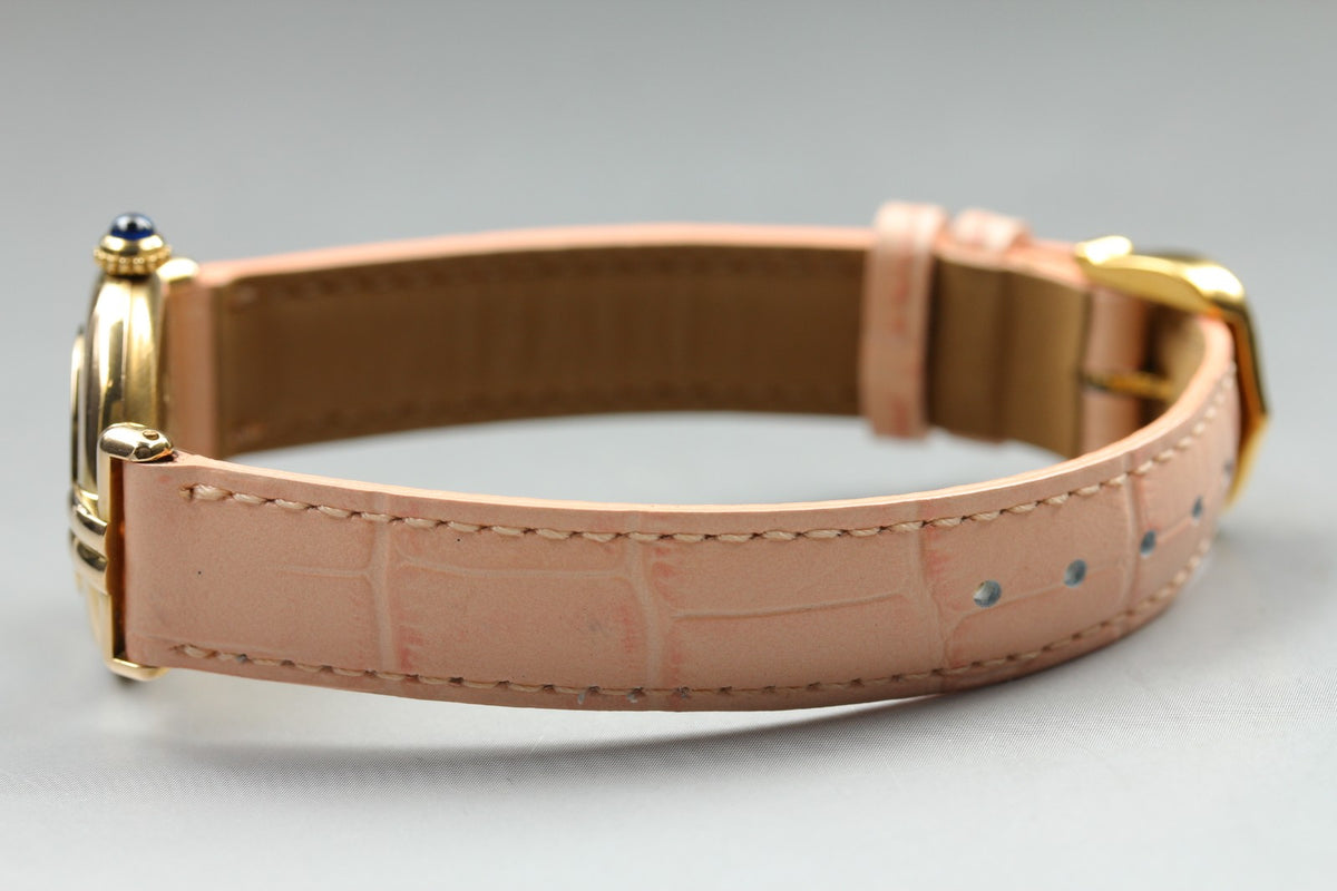 Cartier Must Colisee Vermeil 590002 Pink Gold Women's Quartz Watch Vintage