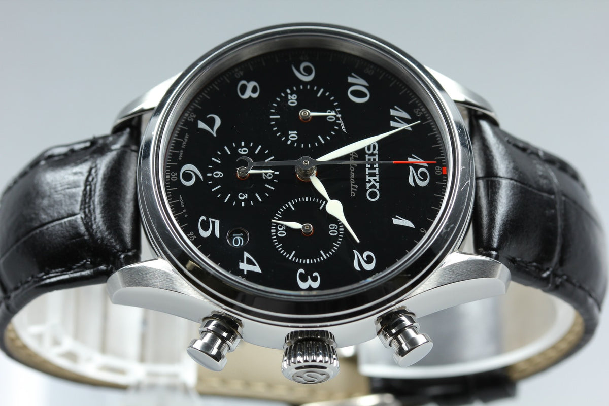 SEIKO Presage SRQ021 8R48-00H0 Automatic Chronograph Men's Watch 42mm From JAPAN