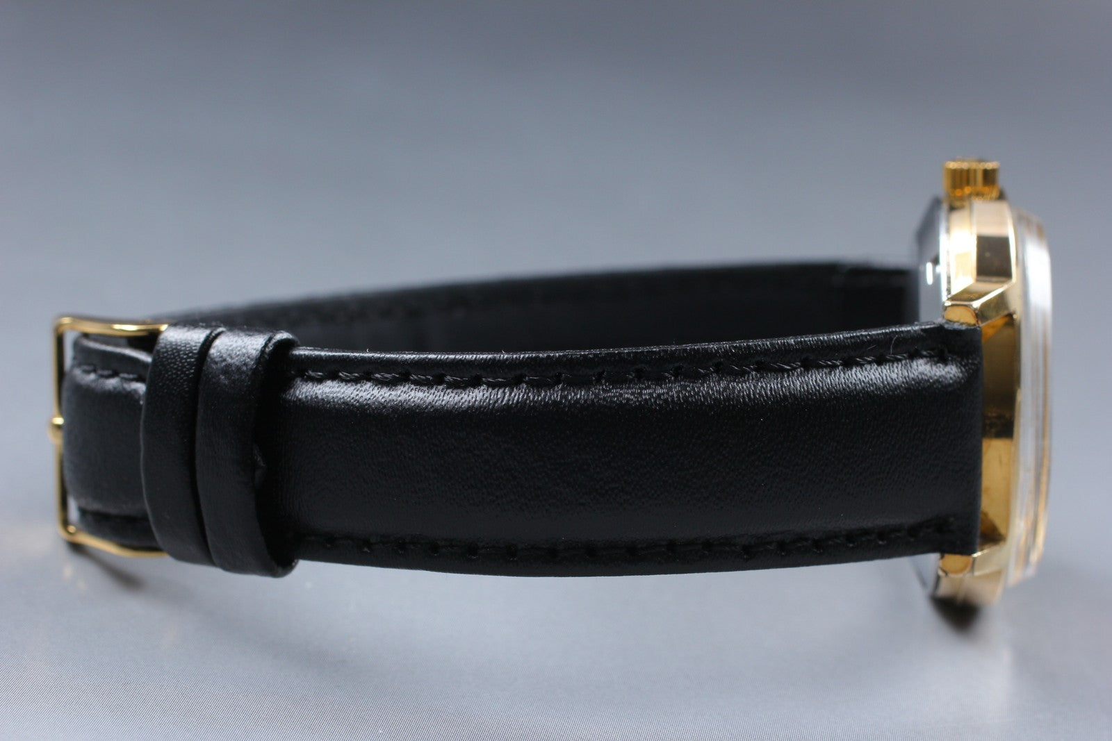 [Exc+5] Omega Geneve 166.0163 Cal.1012 35mm Automatic Date Gold Men's Watch