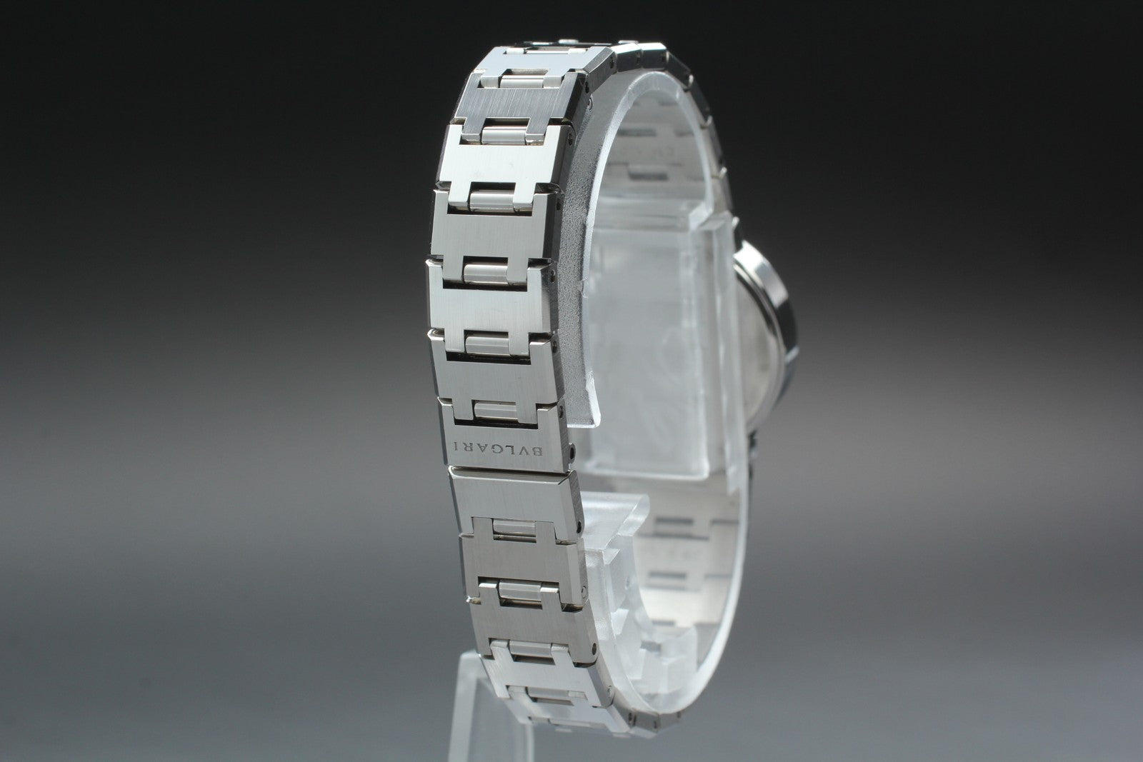 [Exc+5 Box] BVLGARI BVLGARI BVLGARI BB23SS Black Silver 23mm Women's Qz Watch