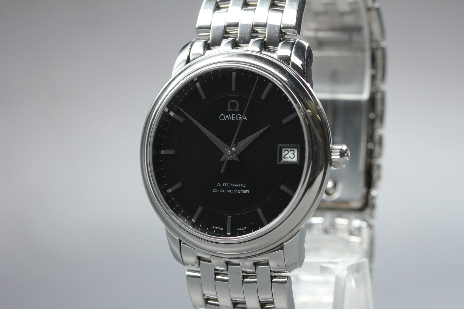 Omega De Ville Prestige 4500.51 34mm Black Dial Automatic Men's Watch [Box]
