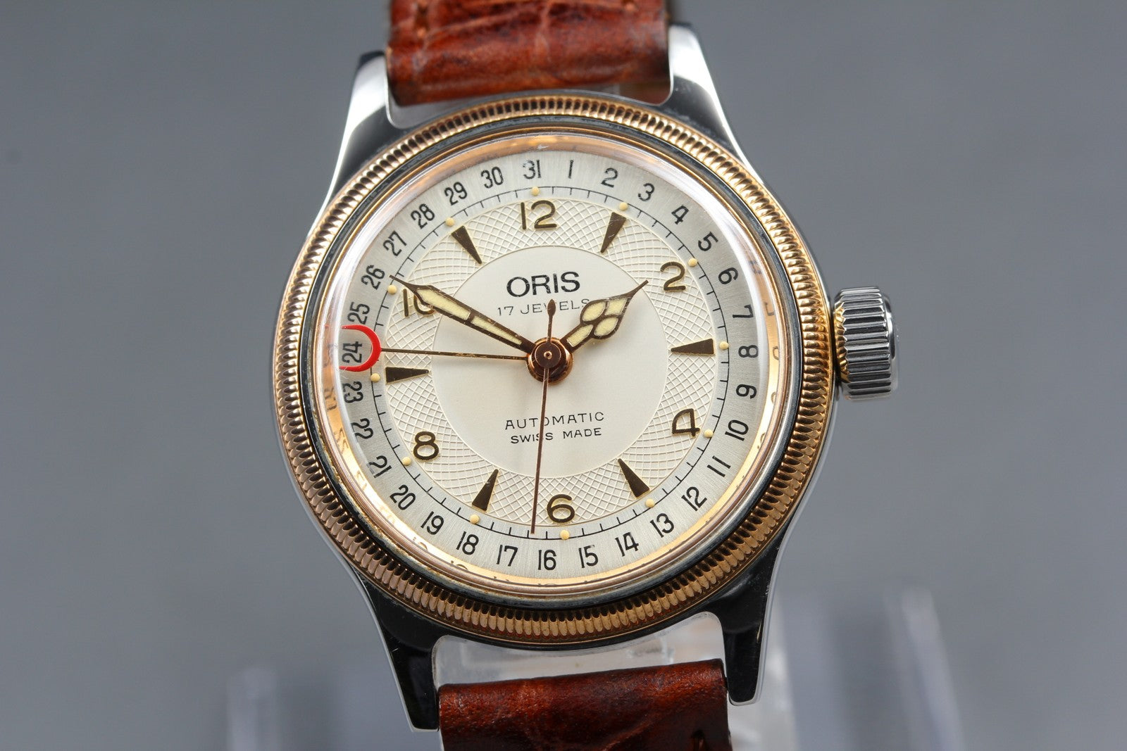 Vintage ORIS Big Crown Pointer Date 7400B 31mm Men's Automatic Watch [w /Box]