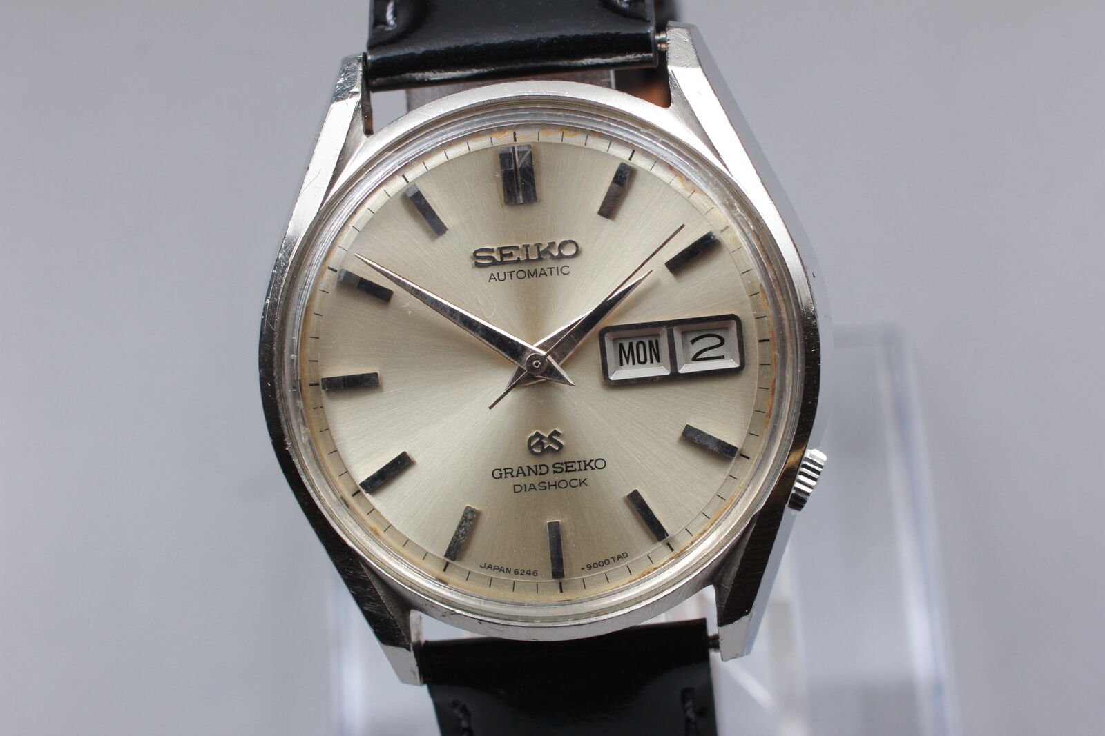 [Exc+4] SEIKO Grand Seiko 6246-9001 Silver Dial Automatic Men's Watch From JAPAN