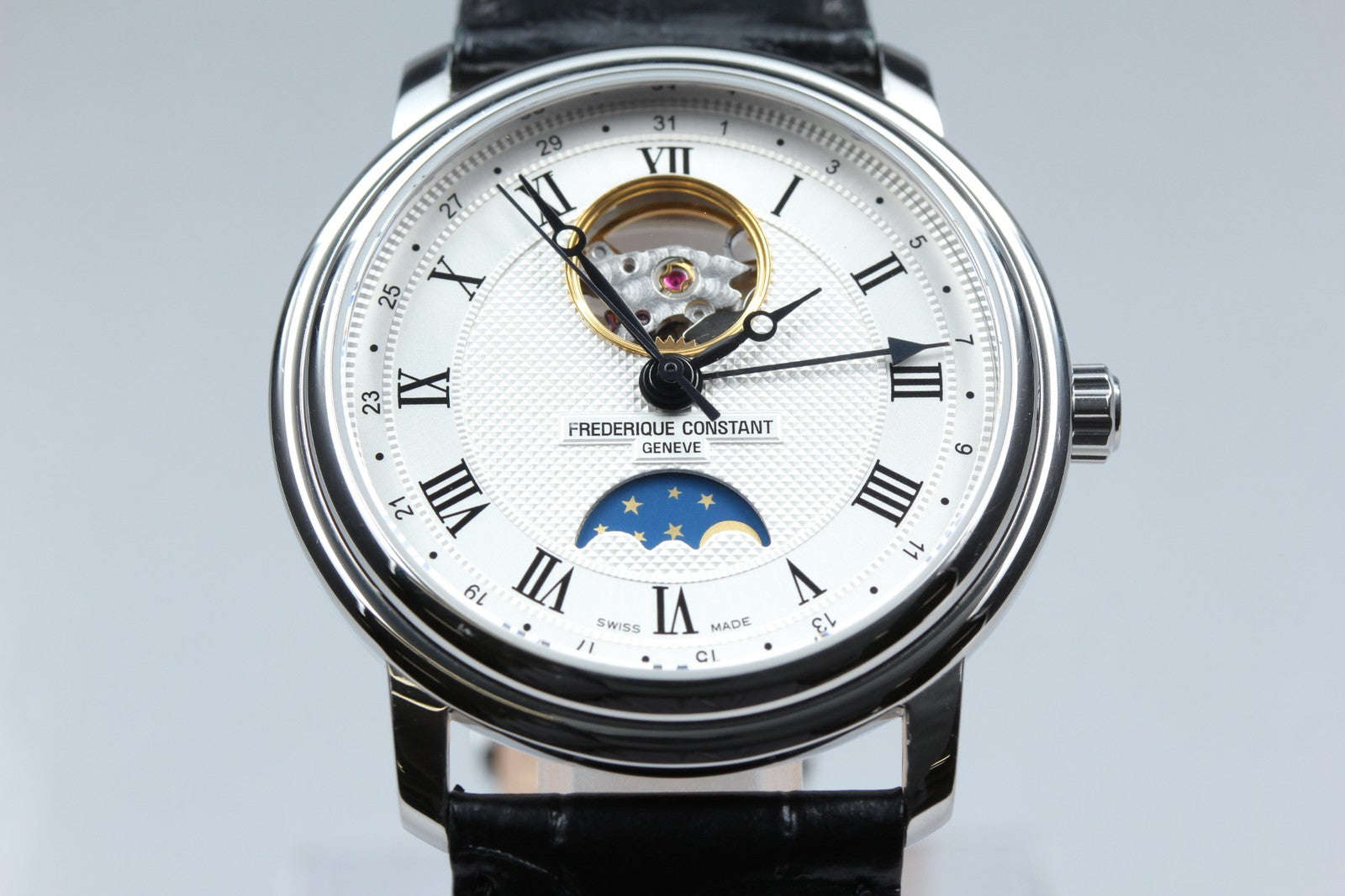 [w/ Box] Frederique Constant FC-330/335X4P4/5/6 Moon Phase Automatic Men's Watch