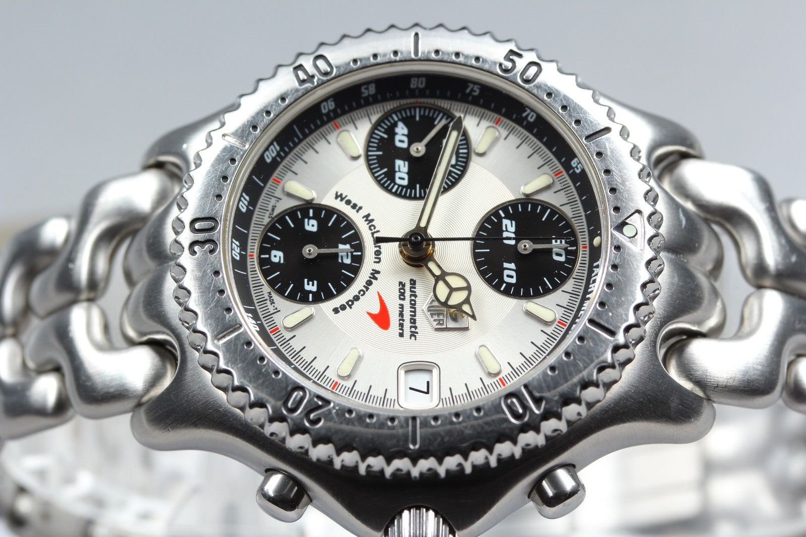 TAG Heuer SEL McLaren Mercedes CG2113 Automatic Chronograph Men's Watch 39mm JP