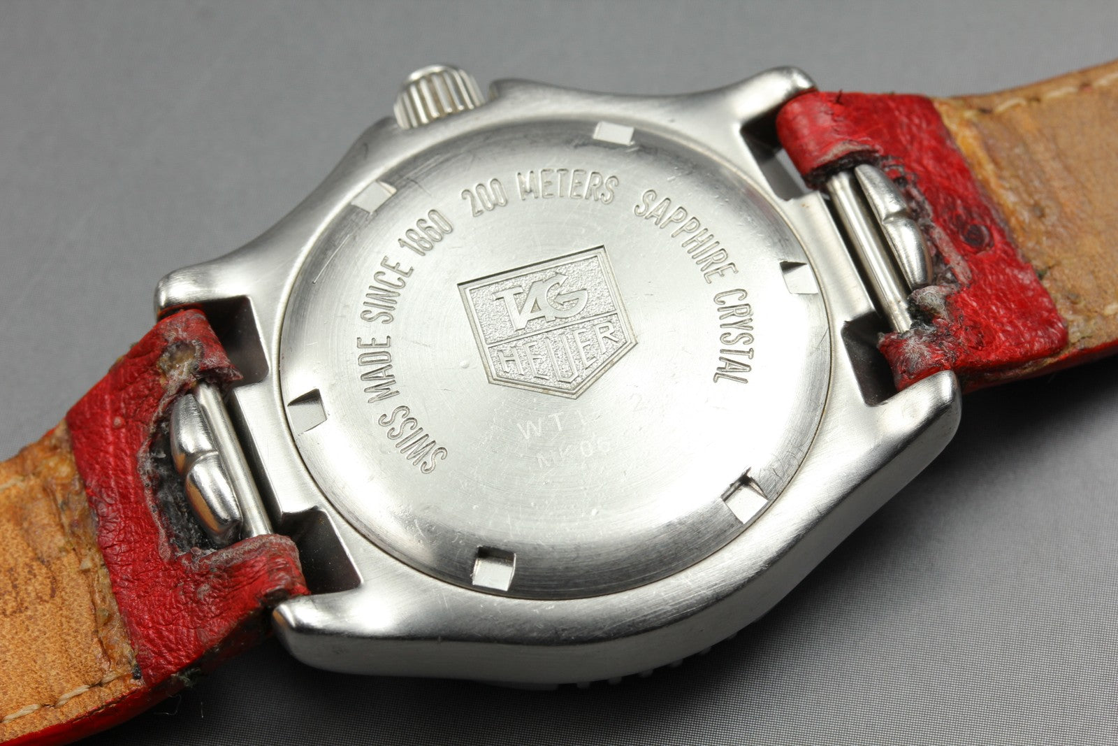 New Batt TAG Heuer Link WT1212 Date Quartz Silver Dial Men's Watch 36mm JAPAN