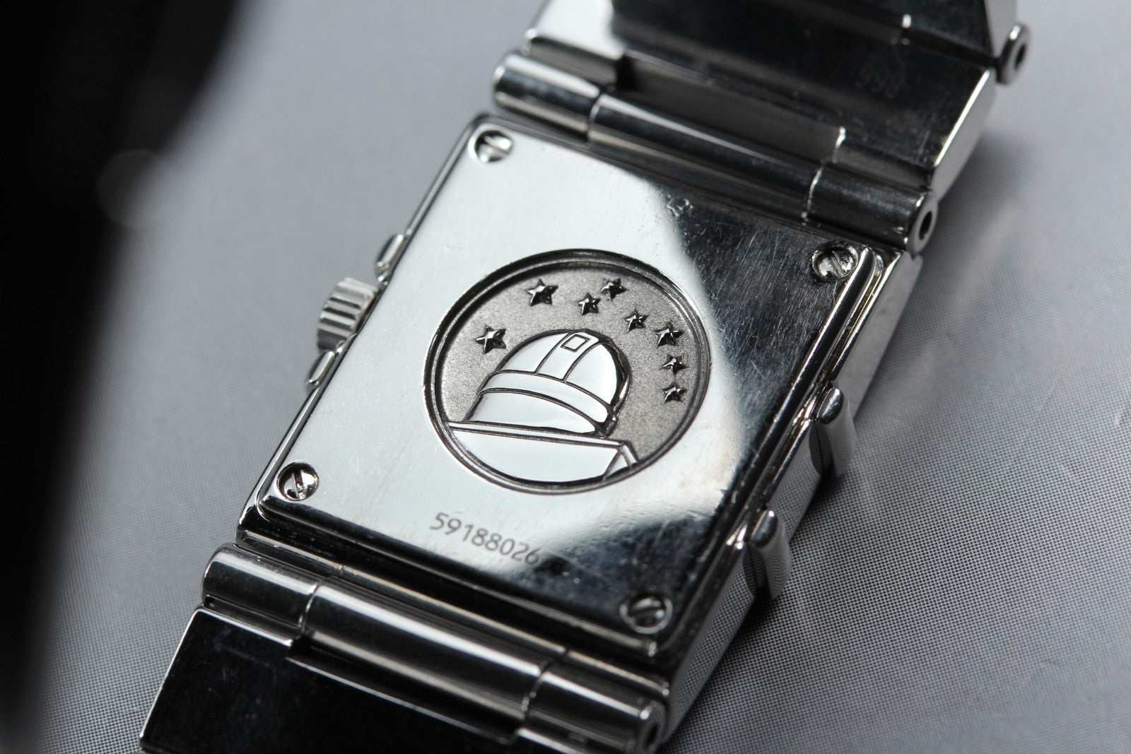 New Batt OMEGA Constellation Carre Quadra Cal.1376 1528.36 Quartz Women's Watch