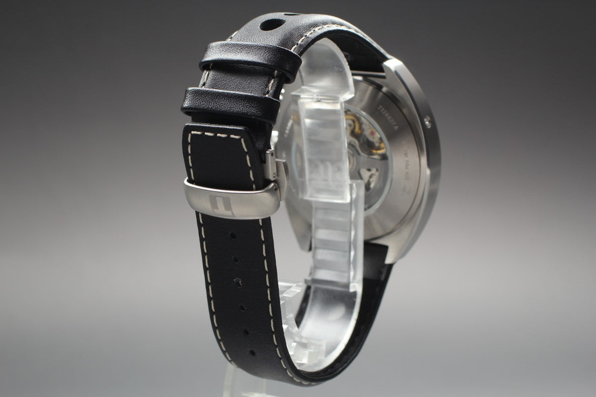 TISSOT Heritage T124427A Black Automatic Chronograph Men's Watch 43mm JAPAN Box