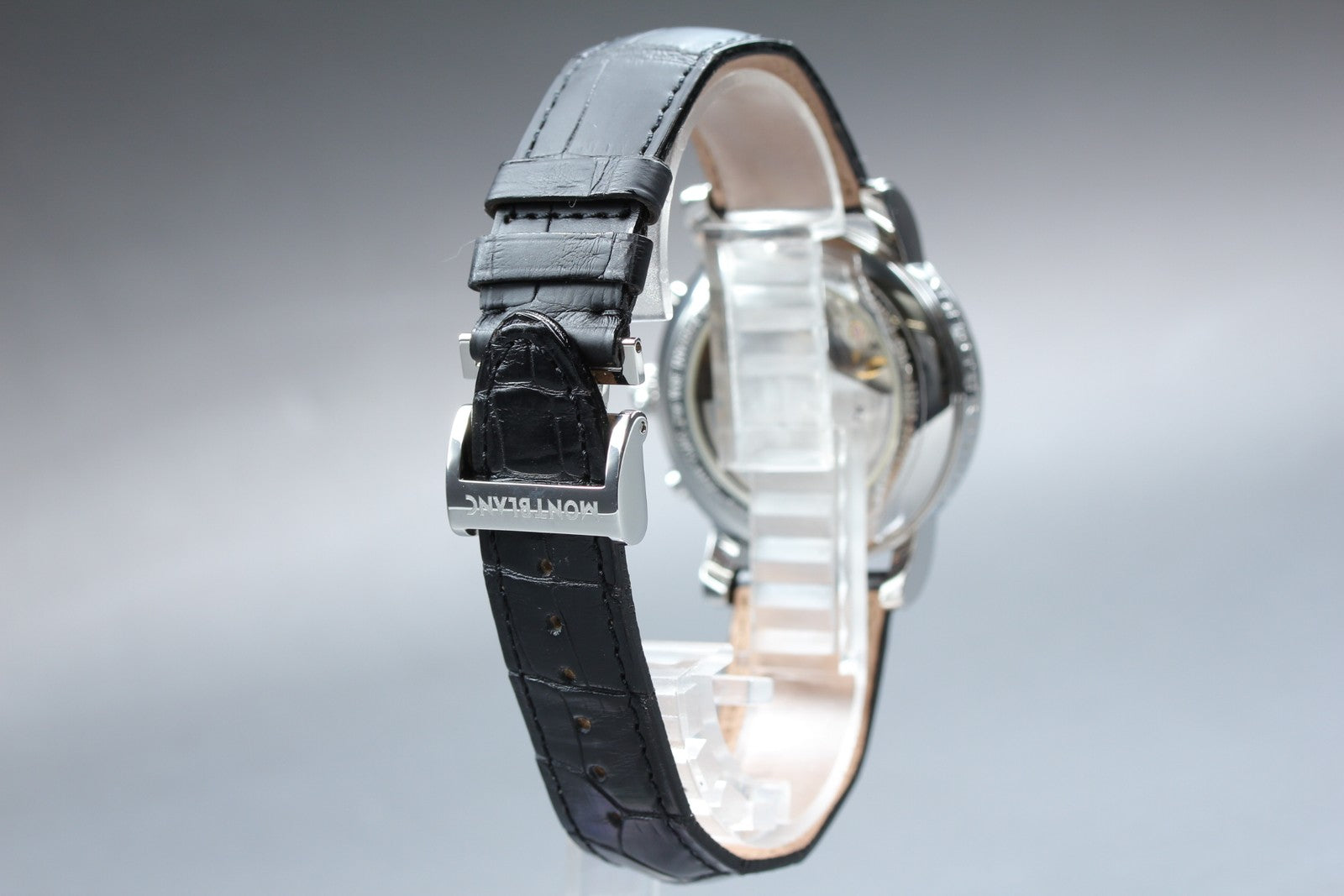 MONTBLANC Meistersteck 7016 Silver Day/Date Automatic Men's Watch JP N MINT*Box