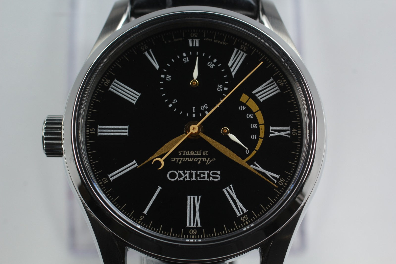 [N MINT Box] SEIKO Presage 6R27-00G1 SARW013 Black Dial Men's AT Watch JAPAN
