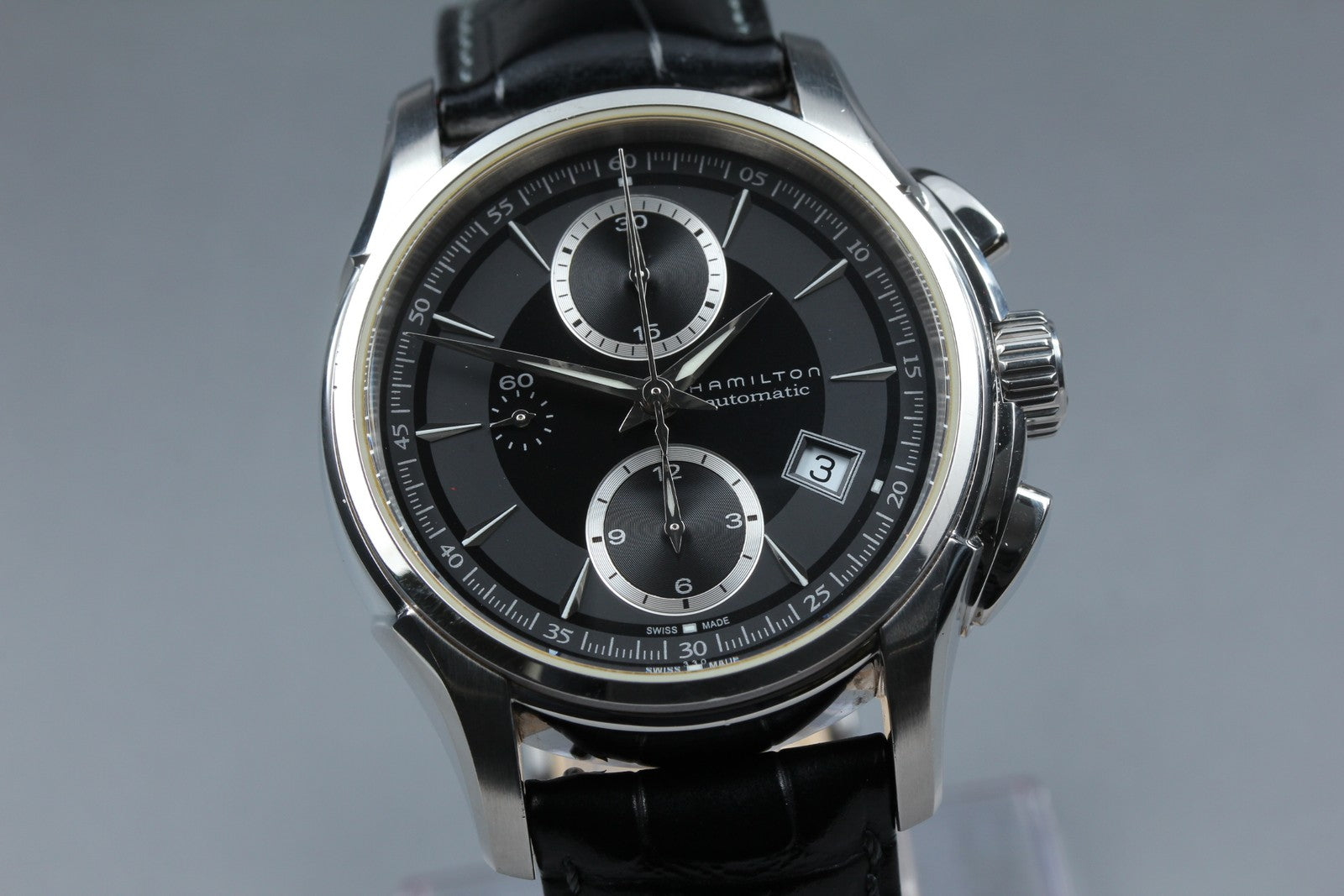 [Exc+5 Box] Hamilton Jazzmaster Auto Chronograph H326160 Automatic Men’s Watch