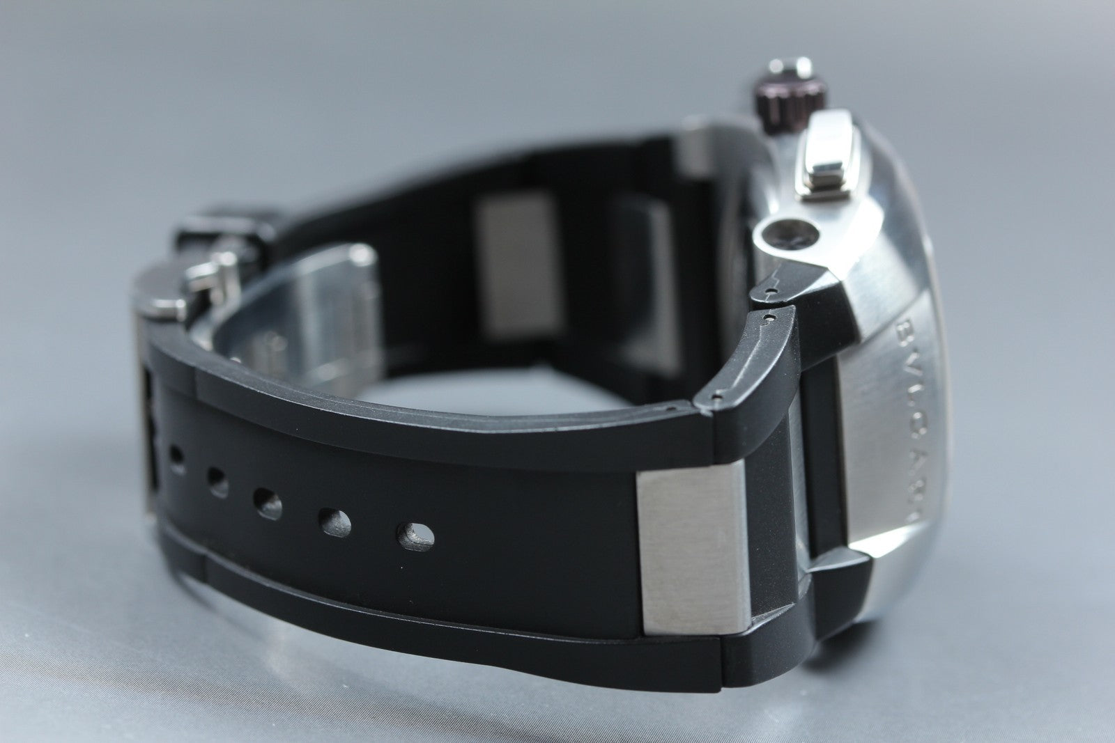 [Exc+5 Box] BVLGARI Ergon EG40SCH Black Chronograph 40mm Automatic Men's Watch