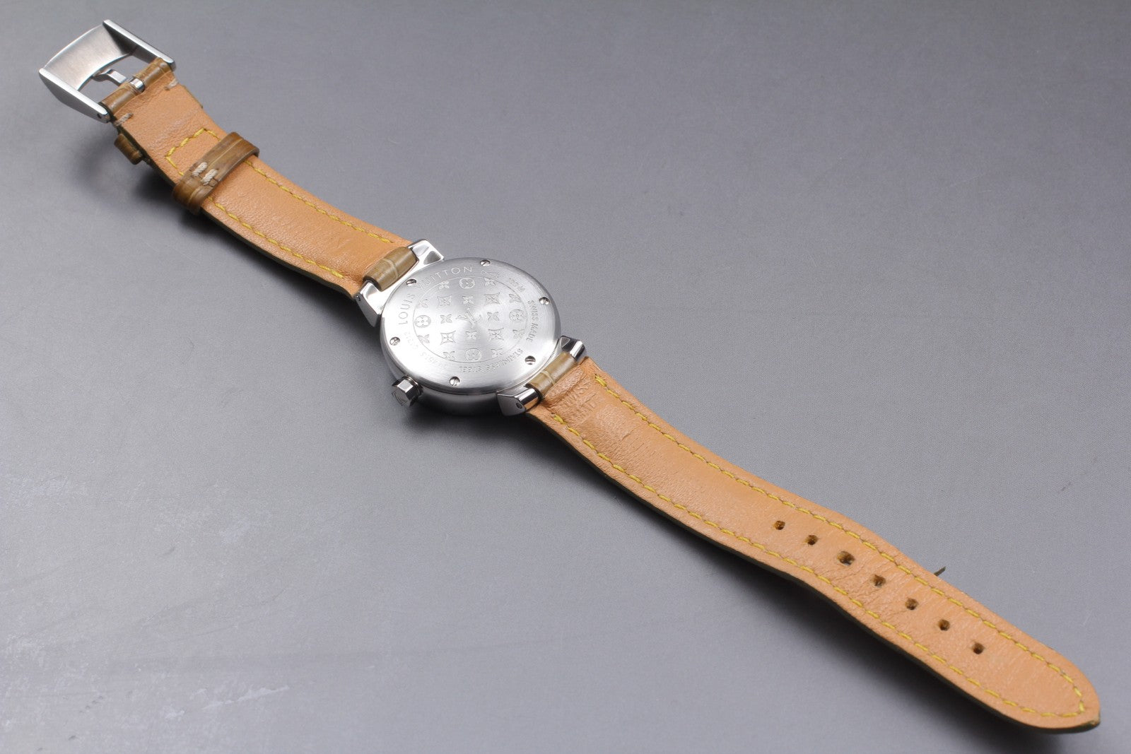 [Exc+5 Box] Louis Vuitton Tambour Q1212 28mm Women's Quartz Watch From JAPAN