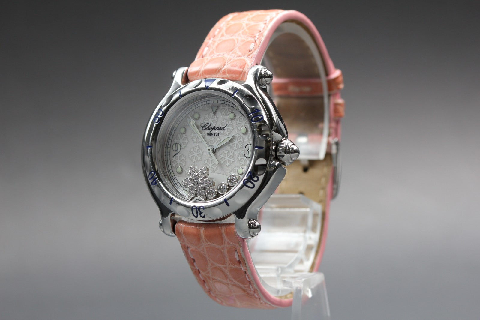 [Exc+5] Chopard Happy Sport Snowflake 27/8949 32mm Diamond Quartz Women’s Watch
