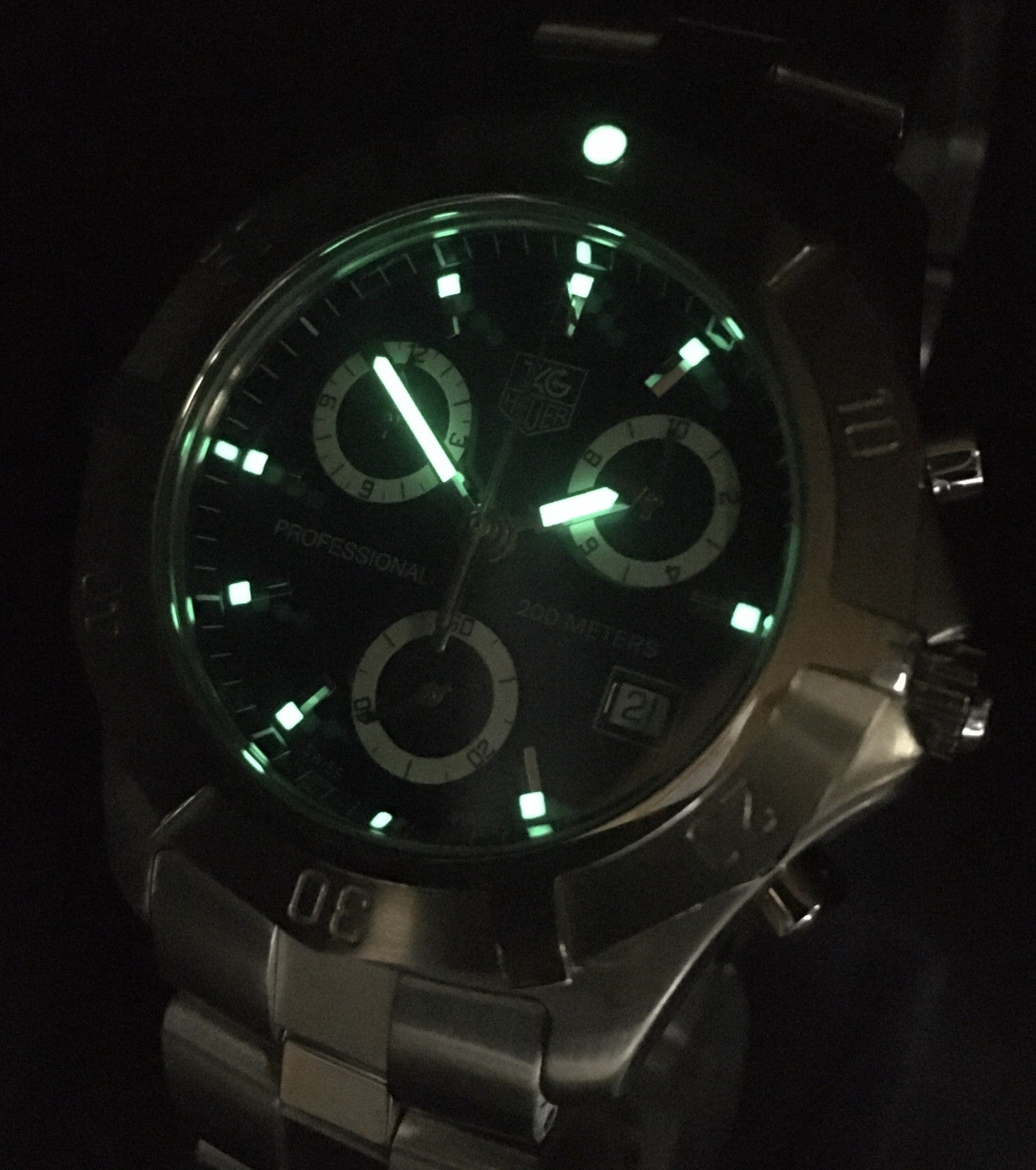 Exc+5*Box TAG HEUER TAG Heuer 2000 Exclusive CN111G Blue Quartz Men's Watch 40mm