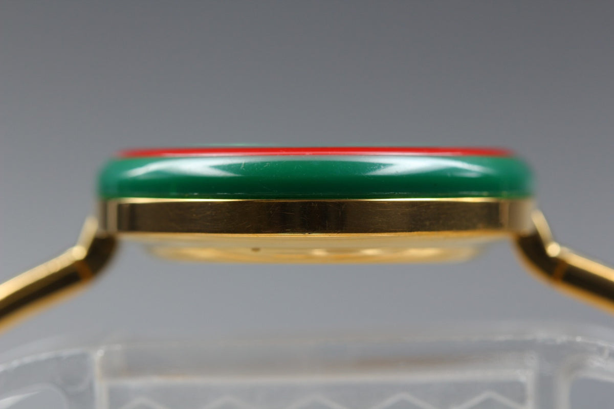 Gucci Change Bezel 11/12.2 Gold Gucci Sherry Line Bezel Women's Quartz Watch
