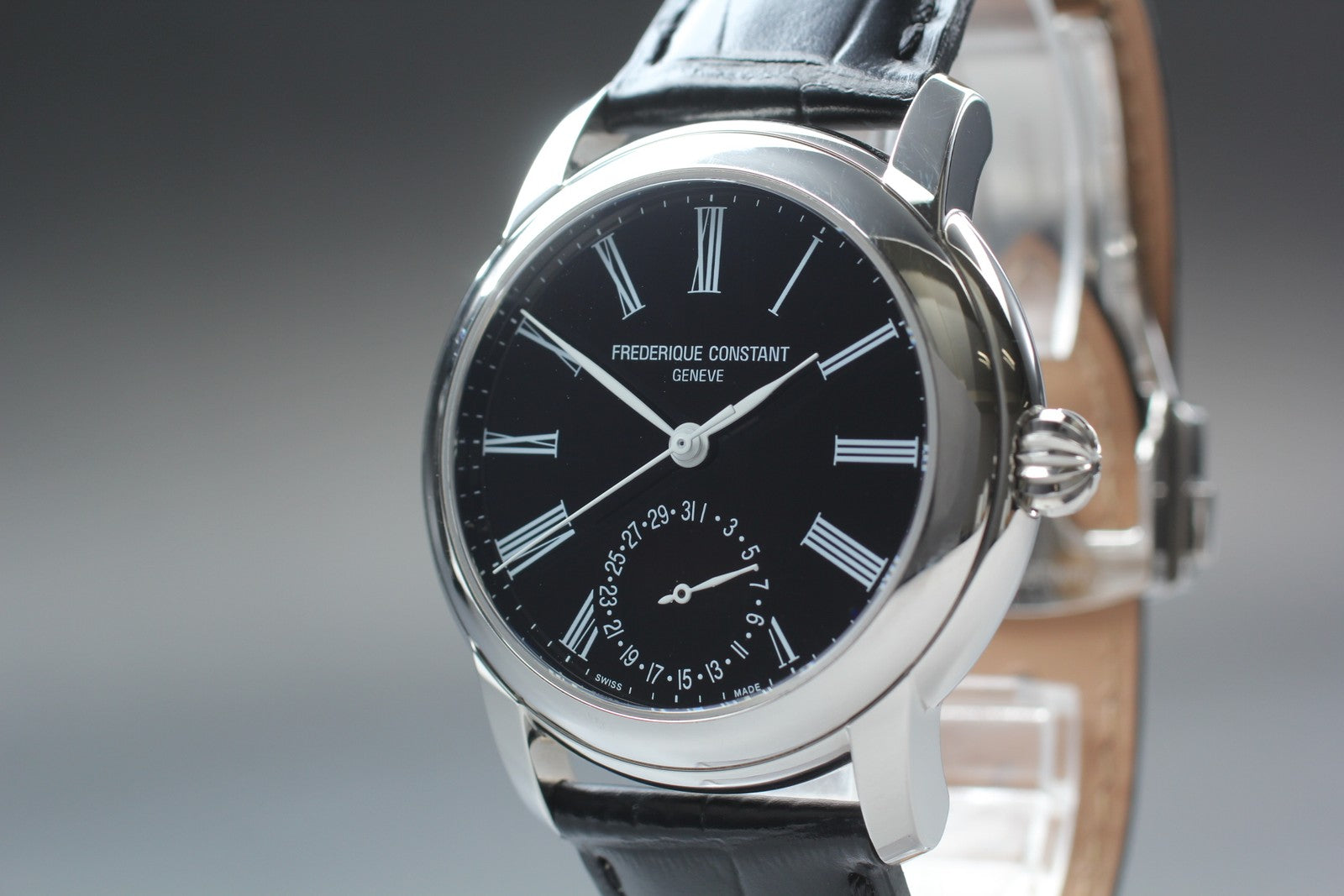 [Near MINT-] FREDERIQUE CONSTANT Classic Manufacture FC-710X4H4/5/6 Men's Watch