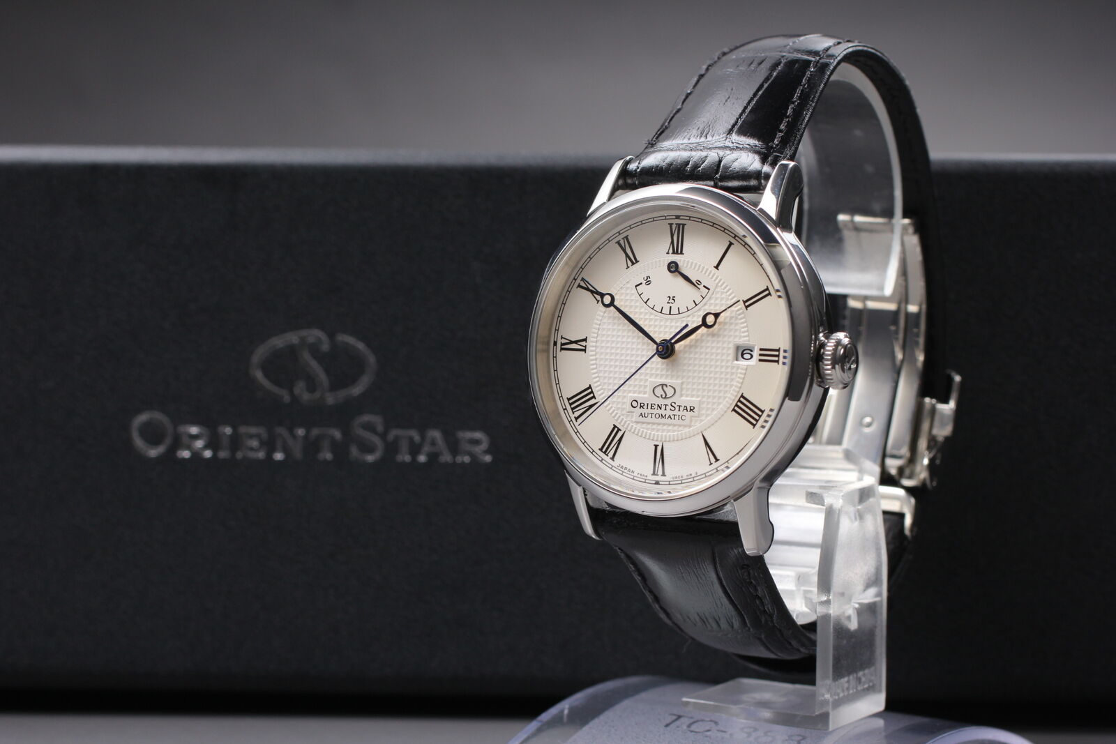 [Near MINT Box] Orient Star F6N4-UAC0 Automatic White Dial Black Men's Watch JP