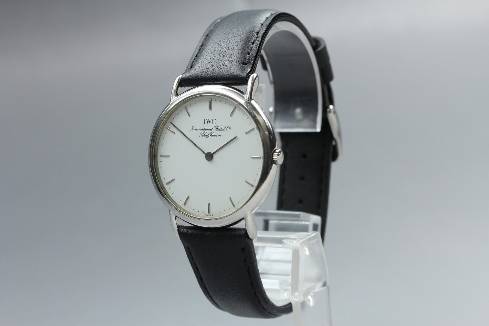 [Overhauled] IWC Portofino 3331 Cal.22105 33mm White Black Quartz Men's Watch