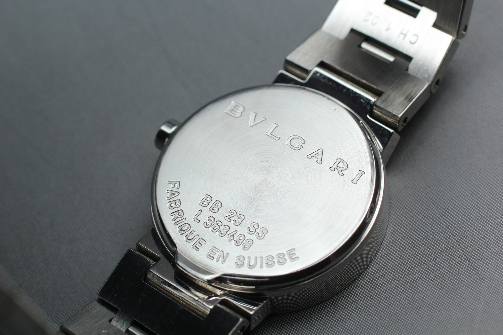 [Exc+5 Box] BVLGARI BVLGARI BVLGARI BB23SS Black Silver 23mm Women's Qz Watch