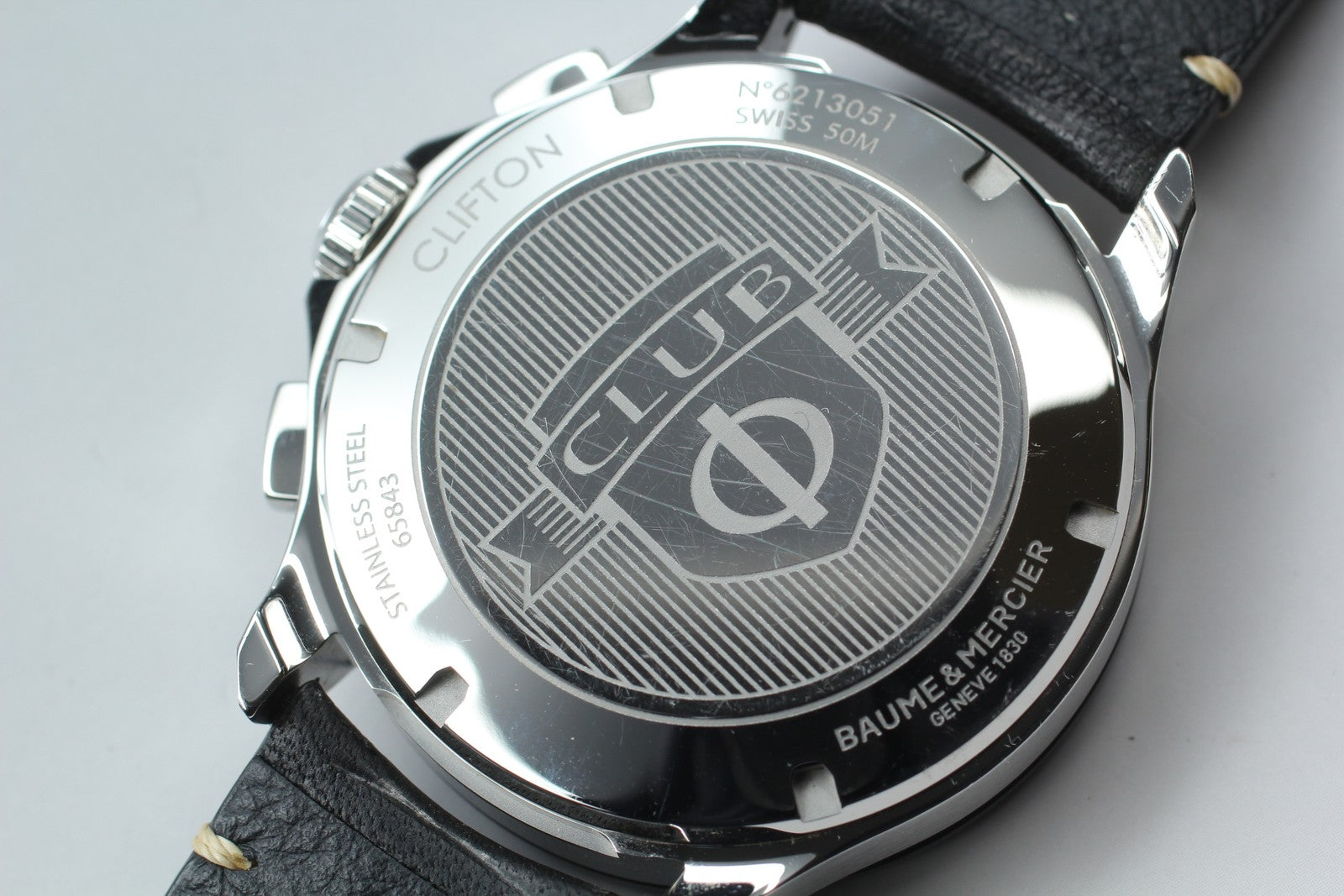BAUME＆MERCIER Clifton 65843 Automatic Men's Black Dial Watch 44mm JAPAN Box