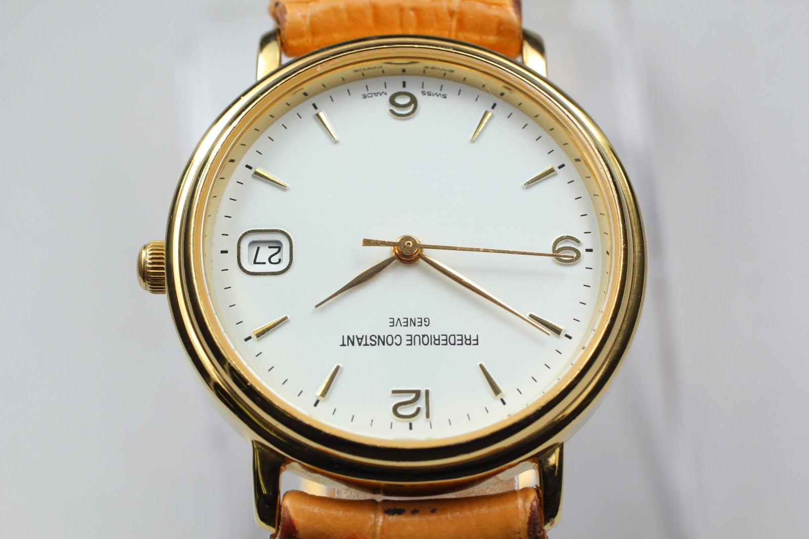 [Exc+5] FREDERIQUE CONSTANT FC300/310×35/36 White Automatic Men's Watch 35mm JP