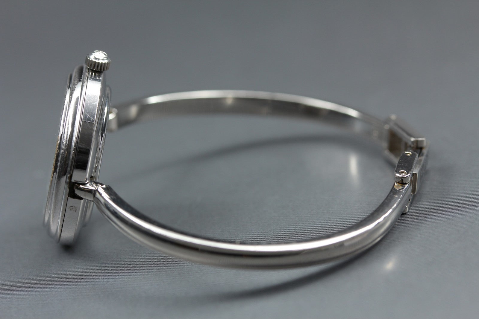 Vintage Gucci Change Bezel 11/12.2 Silver White Dial Women's Qz Watch [15.25cm]