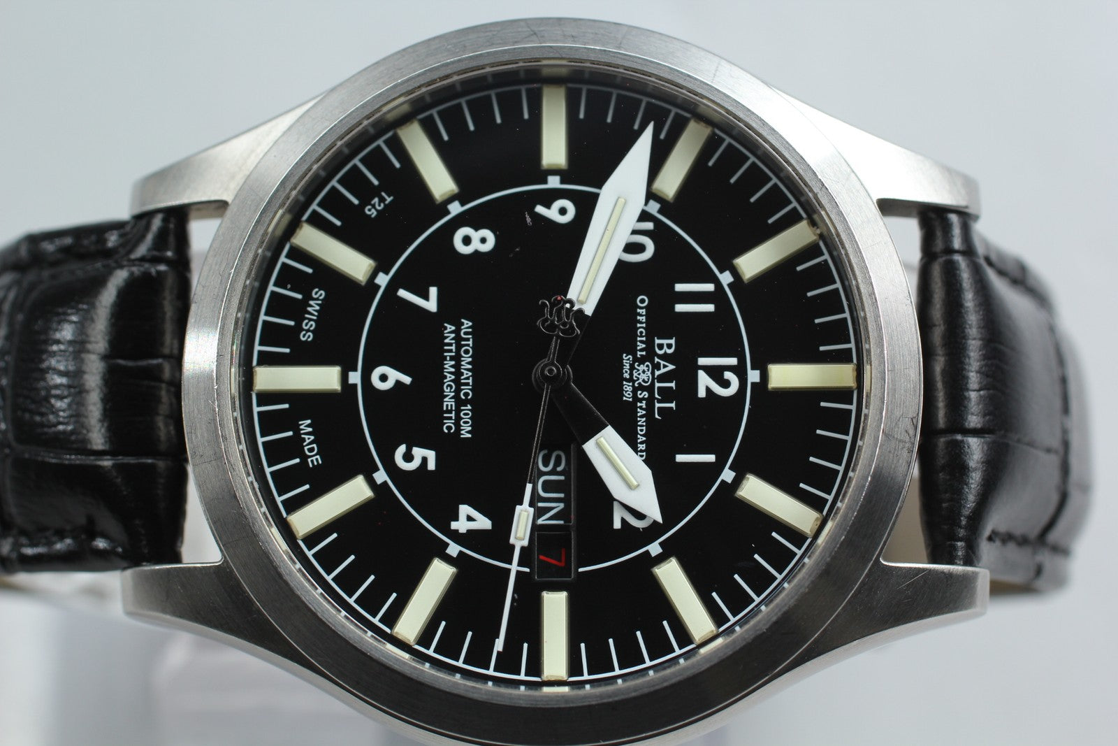 Ball Engineer Master II Aviator NM1086C Automatic Black Men's Watch 44mm JAPAN