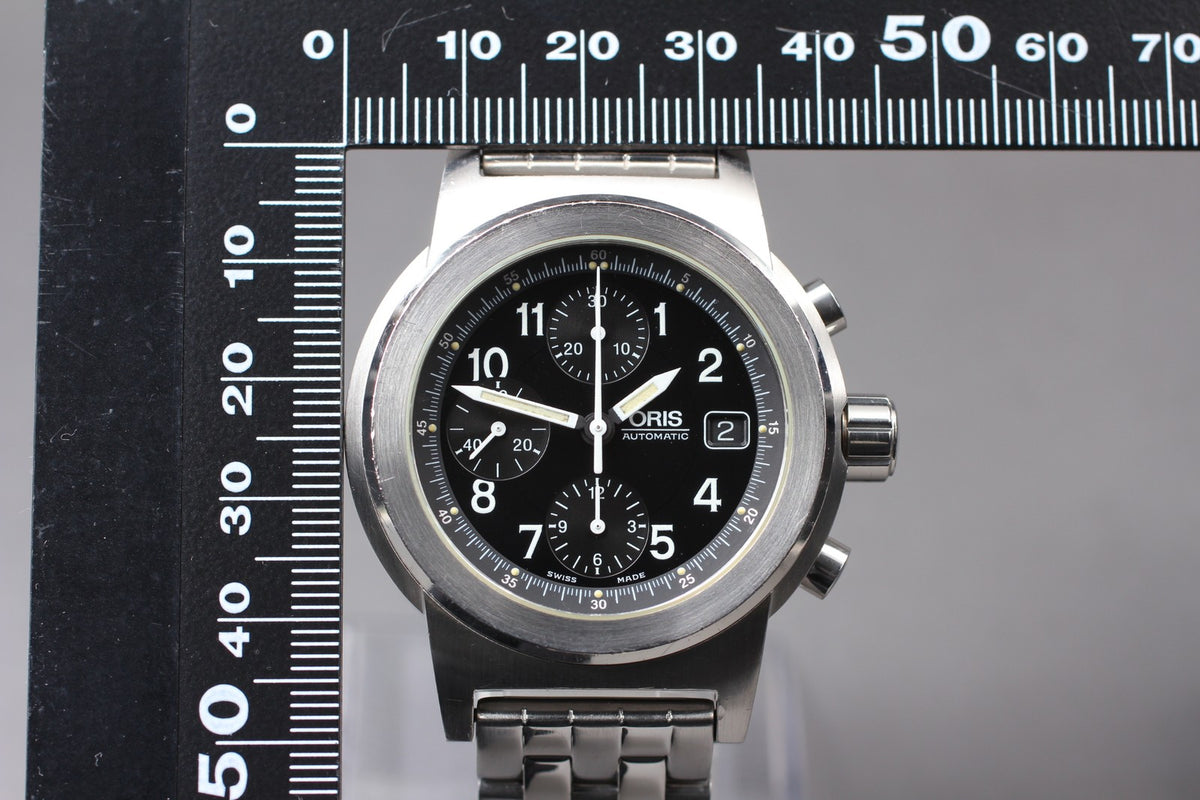 [Exc+5] ORIS Big Crown 7511 Automatic Chronograph Black Dial Silver Men's Watch