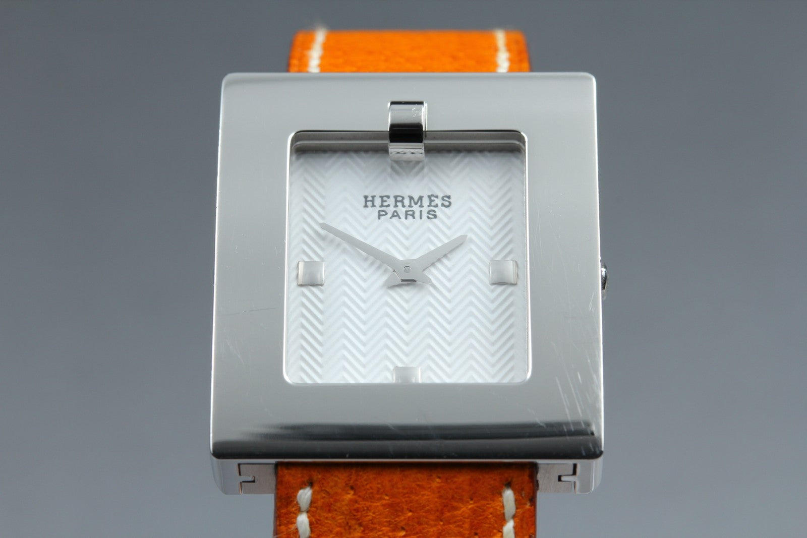Hermes Belt Watch BE1.210 26mm White Dial Quartz Women's Watch [w/Box]