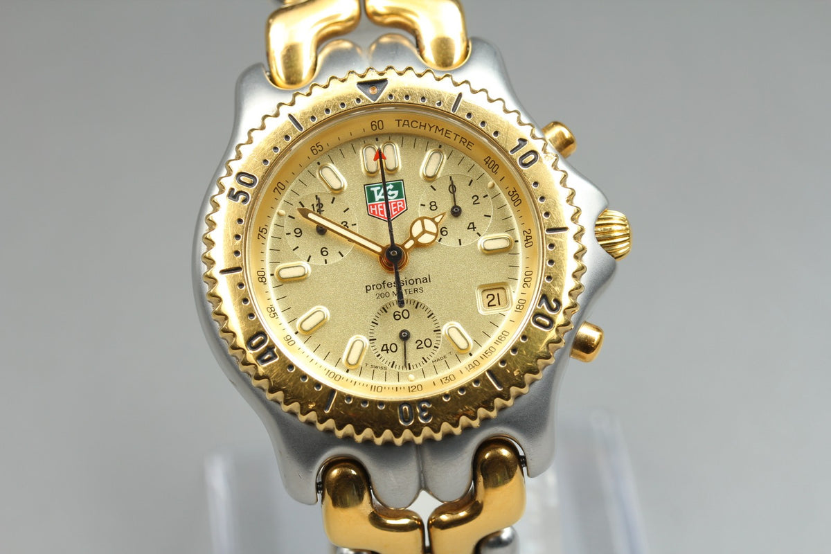 TAG HEUER S/el Professional 200 Chronograph S35.406 Quartz Men's Watch 38mm JP